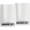 NETGEAR - AC3000 Tri-Band Whole Home Mesh WiFi System - 5,000 Sq. Ft. Coverage with Gigabit Ports - RBK50-100SQR