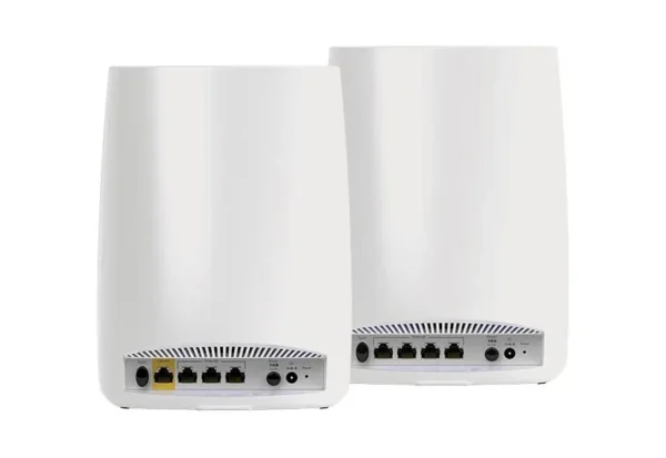 NETGEAR - AC3000 Tri-Band Whole Home Mesh WiFi System - 5,000 Sq. Ft. Coverage with Gigabit Ports - RBK50-100SQR