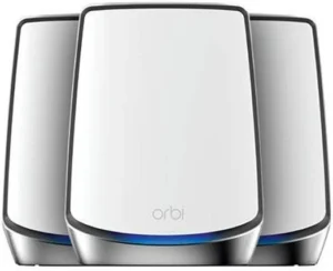 174dafeb553523ea2393584a36788008-hi NETGEAR Orbi AX6000 Tri-Band WiFi 6 Whole-Home Mesh System Router and Two Satellites - RBK853-100EUS