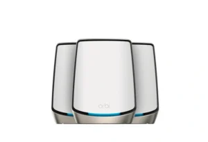 RBK863_prod_tcm148-161624 NETGEAR Orbi 860 Series AX6000 Tri-Band Mesh WiFi 6 System with 10-Gig Port (3-Pack, White) - RBK863S-100APS