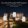 NETGEAR Orbi 960 Series Quad-Band AXE11000 WiFi 6E Mesh Router System 3-Pack White - RBKE963-100APS