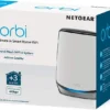1_94c176f1-d4a5-4988-b690-07af899ef973 NETGEAR - Orbi AX6000 Tri-Band WiFi 6 Mesh Add-on Satellite, 6Gbps Speeds, 4 Gigabit Ports - RBS850-100EUS