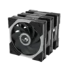 ASUS ROG Eurux GR120 120mm ARGB Reverse Fan Black Triple Pack - ROG EURUX GR120 FAN ARGB REVERSE BLACK 3IN1