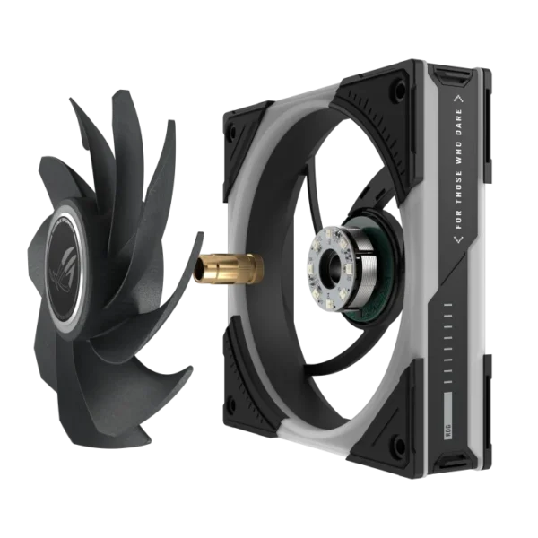 ASUS ROG Eurux GR120 120mm ARGB Reverse Fan Black Triple Pack - ROG EURUX GR120 FAN ARGB REVERSE BLACK 3IN1