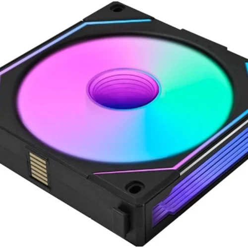 Lian Li Uni Fan SL-Infinity 120mm Reverse Blade ARGB PWM Fan, Black - RSLIN120-1B