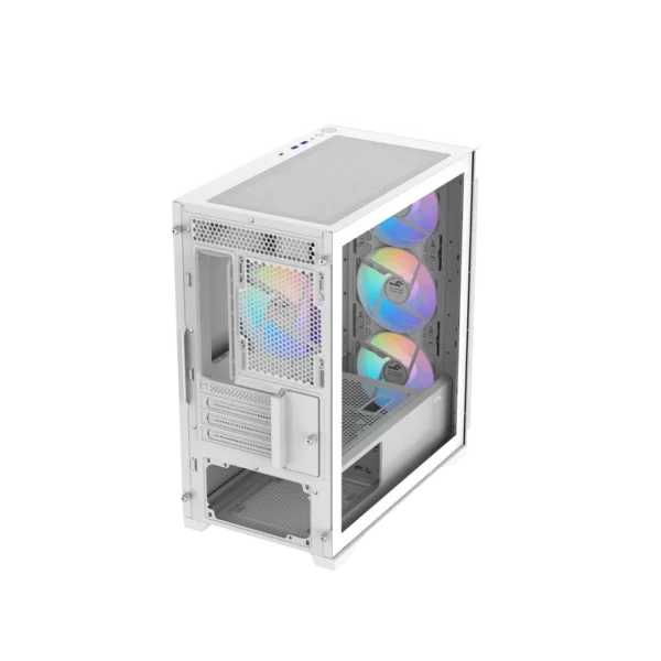 1778049445-S31-.8-1024x1024 SAMA S31 High Airflow mATX Micro-Tower Gaming PC Case Tempered Glass White 4x ARGB Fans - S31-WHMMA0X1-GL