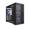 1777283301--1024x1024 SAMA S50 Dual-Chamber ATX Mid-Tower Gaming PC Case Tempered Glass Black 4x ARGB PWM Fans - S50-BKAGA4X1-GL