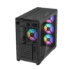 1777283281-4-1024x1024 SAMA S50 Dual-Chamber ATX Mid-Tower Gaming PC Case Tempered Glass Black 4x ARGB PWM Fans - S50-BKAGA4X1-GL