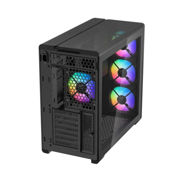 1777283281-4-1024x1024 SAMA S50 Dual-Chamber ATX Mid-Tower Gaming PC Case Tempered Glass Black 4x ARGB PWM Fans - S50-BKAGA4X1-GL