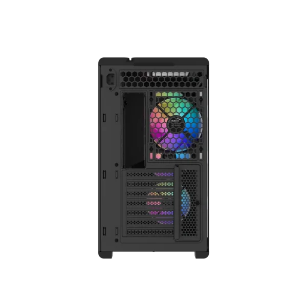 1777283290-7-1024x1024 SAMA S50 Dual-Chamber ATX Mid-Tower Gaming PC Case Tempered Glass Black 4x ARGB PWM Fans - S50-BKAGA4X1-GL
