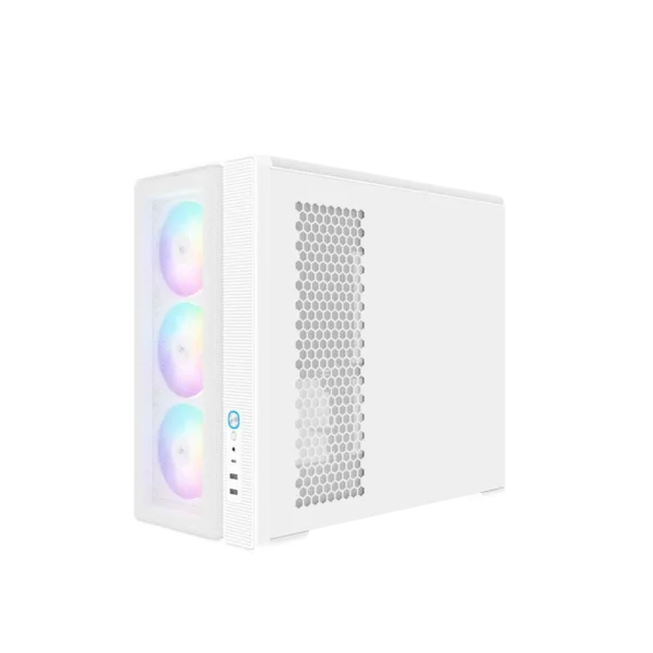 1777283258-3-1024x1024 SAMA S50 Dual-Chamber ATX Mid-Tower Gaming PC Case Tempered Glass White 4x ARGB PWM Fans - S50-WHAGA4X1-GL