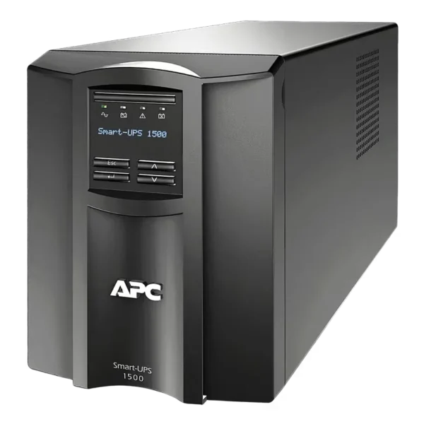 9b8ef72f-9f56-4121-a487-647e9f769c23-01K397SKWKXV0YF2X9QDR3PAWN APC Smart-UPS 1500VA 1000W Line Interactive Pure Sine Wave Tower UPS - SmartConnect, LCD, SmartSlot - SMT1500IC