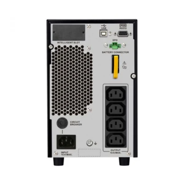 ups-apc-srv2ki-e-03-600x600 APC Easy UPS On-Line 2000VA/1800W Pure Sinewave Tower UPS - 4x C13 Outlets, LCD, Intelligent Card Slot - SRV2KI-E