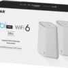 b33aac735a5d46928c658418d0540109 NETGEAR - Orbi Pro WiFi 6 Mini AX1800 Dual-Band Mesh System - Router & Satellite with 4 SSIDs & VLANs - SXK30-100EUS