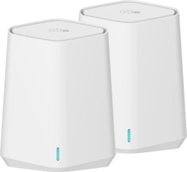 cfef146ae089454b8e54a4ce5dc2b791 NETGEAR - Orbi Pro WiFi 6 Mini AX1800 Dual-Band Mesh System - Router & Satellite with 4 SSIDs & VLANs - SXK30-100EUS