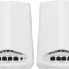 0d2fcf6970924acf819907caab44d471 NETGEAR - Orbi Pro WiFi 6 Mini AX1800 Dual-Band Mesh System - Router & Satellite with 4 SSIDs & VLANs - SXK30-100EUS