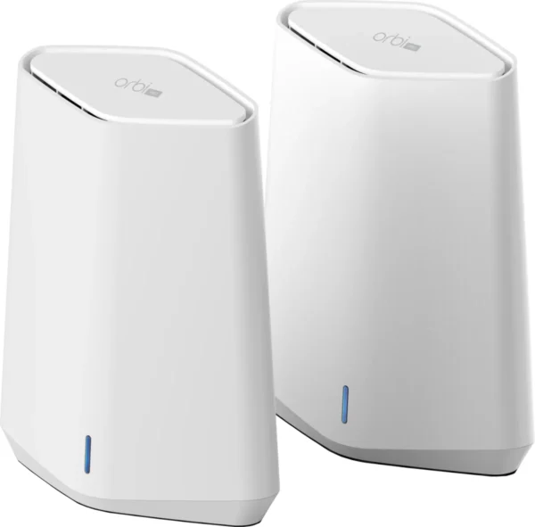 09c7d6c1dc684cad8a4cd93eea076757 NETGEAR - Orbi Pro WiFi 6 Mini AX1800 Dual-Band Mesh System - Router & Satellite with 4 SSIDs & VLANs - SXK30-100EUS