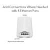 SXS30_G4_779X536_tcm159-123477 NETGEAR - Orbi Pro WiFi 6 Mini AX1800 Dual-Band Add-On Satellite with 4 Gigabit LAN Ports - SXS30-100EUS