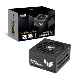 fwebp ASUS TUF Gaming 1200W 80 Plus Platinum Full Modular Power Supply Unit ATX 3.1 PCIe 5.1 - TUF-GAMING-1200P