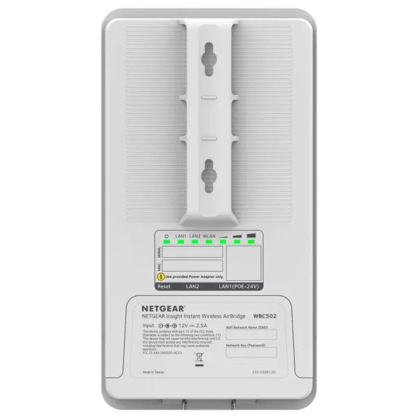 LD0005740579_1 NETGEAR - Insight Instant Wireless AirBridge Kit - Dual-Band 802.11ac Outdoor Point-to-Point Bridge - WBC502B2-100PES