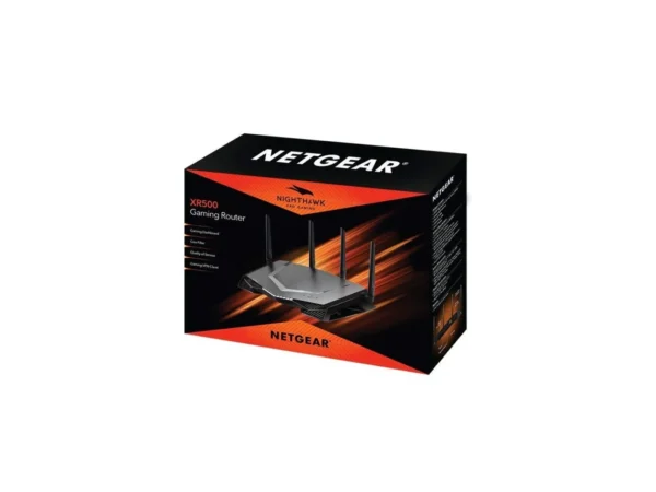 NETGEAR Nighthawk Pro Gaming XR500 AC2600 Dual-Band Wi-Fi 5 1.7GHz Gigabit Gaming Router - XR500-100EUS