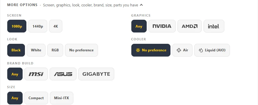 Meet the AI Build Assistant: A Complete, Compatible PC From Your Budget in Seconds