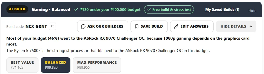 Meet the AI Build Assistant: A Complete, Compatible PC From Your Budget in Seconds