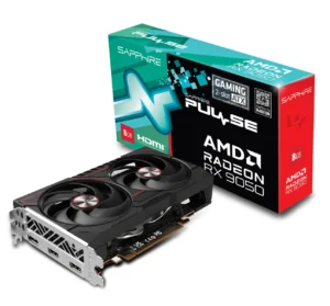 RX9050_PULSE_Box_Card Sapphire PULSE AMD Radeon RX 9050 8GB GDDR6 Dual-Fan Compact Graphics Card | SPR-11363-01-20G