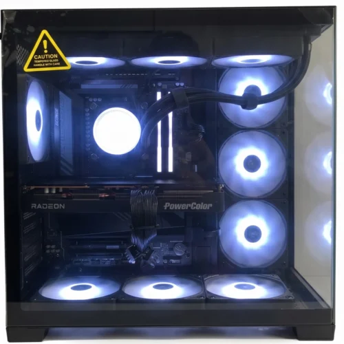 Bison | High-End 1440p Gaming & Content Creation PC Package - AMD Ryzen 7 9700X, Radeon RX 9070 XT 16GB, 32GB DDR5, 1TB Gen5 SSD, 27-Inch 210Hz Monitor