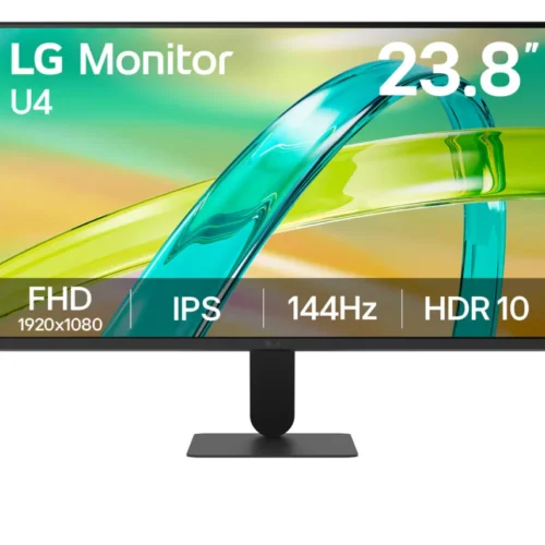 LG 24U411B-B U4 24" Full HD (1920x1080) 144Hz IPS Gaming Monitor (sRGB 99%, 1ms MBR, AMD FreeSync, HDR10)