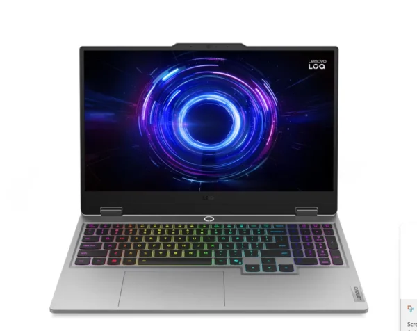 Lenovo LOQ 15.6" 144Hz Gaming Laptop Core i7-14650HX RTX 5050 16GB 512GB SSD Win 11 Home Luna Grey - 83JE01NBPH