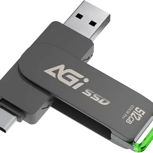 AGI ED138 Pro Portable SSD 512GB USB 3.2 Gen2 Type-C External Portable Solid State Drive - AGI512G33ED138P-CB