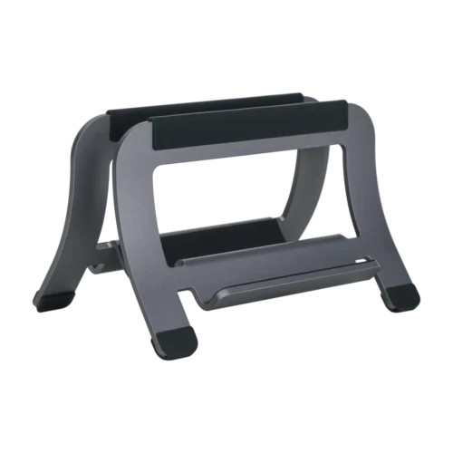 LUMIVIDA Width-Adjustable Aluminum Vertical Laptop and Tablet Stand Holder - 11 to 17 Inch Capacity - AR-9-01