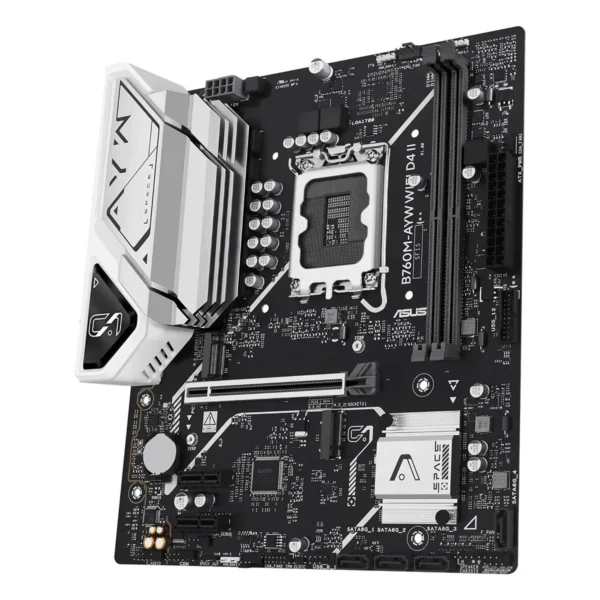 ftyjmcgykmvgj_fvhj ASUS Prime B760M-AYW WiFi D4 Motherboard LGA1700 mATX Intel B760 DDR4 PCIe 4.0 M.2 Realtek 2.5GbE - B760M-AYW WIFI D4