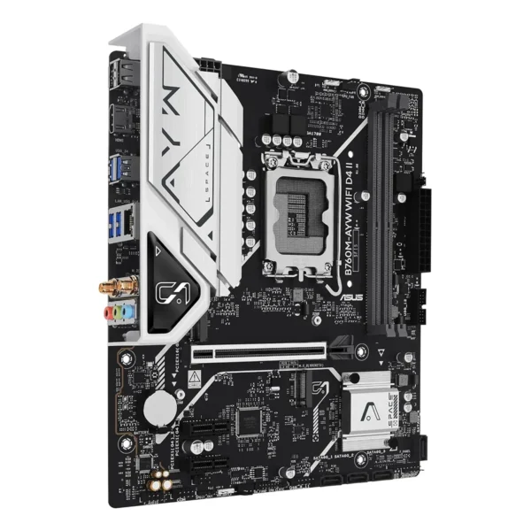 ftyjvmutghjmct ASUS Prime B760M-AYW WiFi D4 Motherboard LGA1700 mATX Intel B760 DDR4 PCIe 4.0 M.2 Realtek 2.5GbE - B760M-AYW WIFI D4