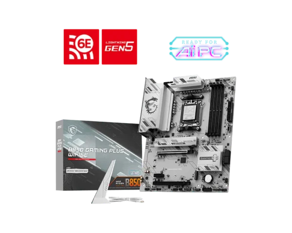 MSI - B850 GAMING PLUS WIFI6E AM5 AMD B850 DDR5 ATX Motherboard - B850 GAMING PLUS WIFI6E