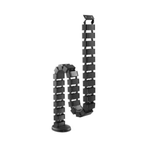 Brateck Quad Entry Vertebrae Cable Management Spine for Sit Stand and Stationary Desks Black - Brateck-CC10-1 Black