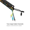 3a1ab1a3-a5b0-a23c-ff7f-534d50bc0c48 Brateck Screw-Mounted Gaming Cable Management Spine - Black/Orange ABS & Steel 20-Joint - Brateck-CC10-12 Orange