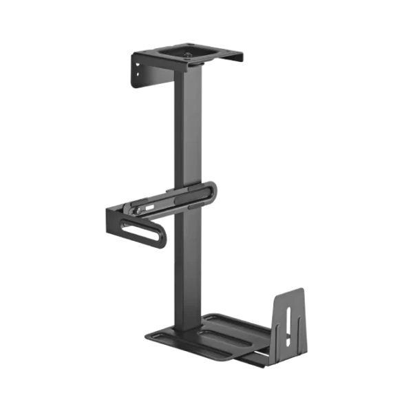 63919845327ffa00021c463a BRATECK Under Desk CPU Mount 30kg Capacity 360-Degree Swivel - Brateck-CPB-25 Black