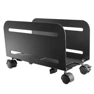 Brateck Universal Mobile CPU Stand Adjustable Width 119-209mm for ATX Cases up to 10kg - Brateck-CPB-4 Black