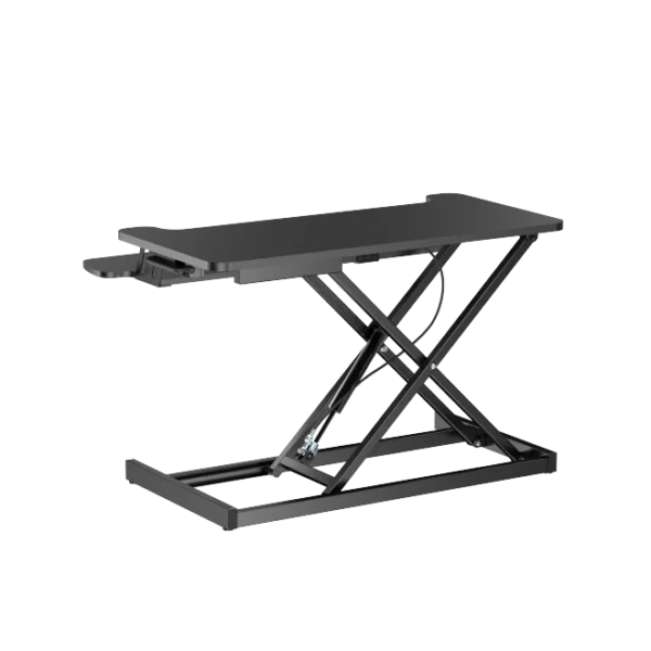 6583cf2d327ffa000253c102 BRATECK Gas Spring Sit-Stand Desk Converter Workstation with Keyboard Tray 15kg Capacity - Brateck-DWS37-01