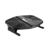 3a110b6e-94fd-5bc6-80ff-cb340c510386 Brateck Ergonomic Tiltable Footrest with Adjustable Tilt Angle +20 to -20 Degrees Black - Brateck-FR-11B Black