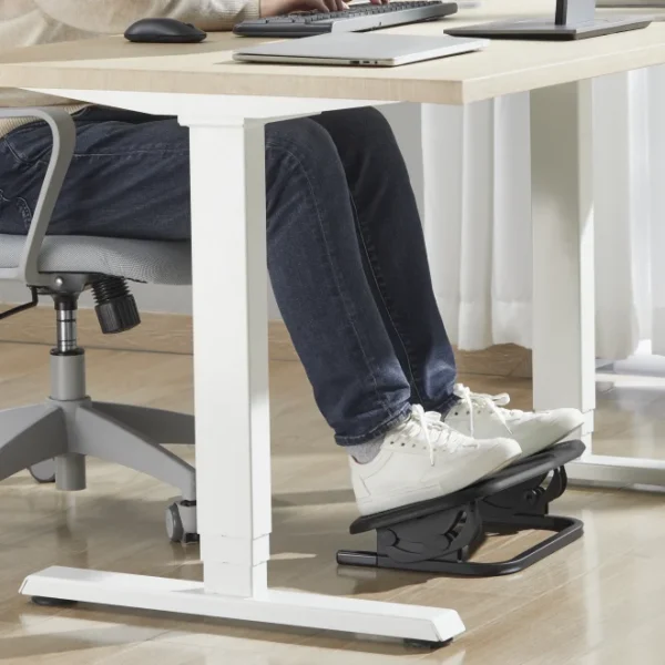 3a110b6e-ed44-ae8a-f008-95d5942b633b Brateck Ergonomic Tiltable Footrest with Adjustable Tilt Angle +20 to -20 Degrees Black - Brateck-FR-11B Black