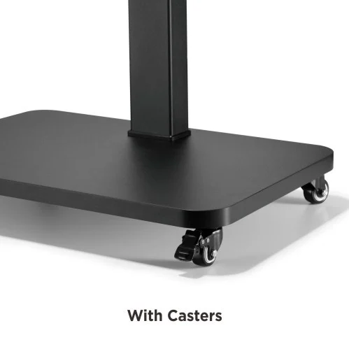 62f62fa2327ffa0002ab741f Brateck TV Cart with Single Shelf and Melamine Base for 37 to 75 Inch TVs up to 40kg - Brateck-FS32-46W