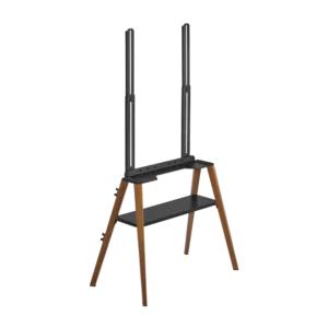 677cc74d224488a58b4dfec6 Brateck Danish Style Studio TV Floor Stand with Storage Shelf for 43 to 65 Inch Displays - Brateck-FS36-44F-02