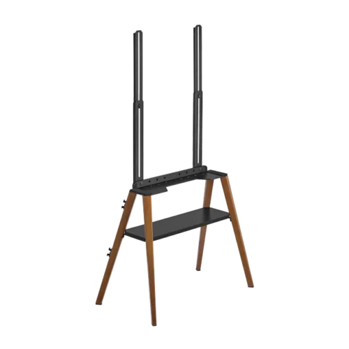 Brateck Danish Style Studio TV Floor Stand with Storage Shelf for 43 to 65 Inch Displays - Brateck-FS36-44F-02