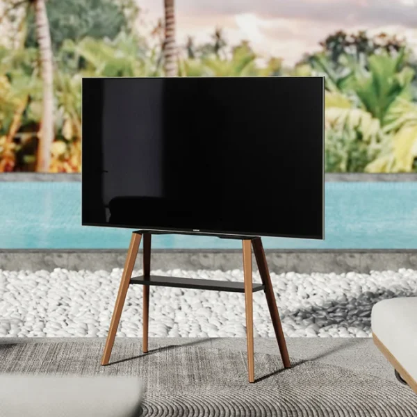 69fed5f6a41b3848d7ae1b07 Brateck Danish Style Studio TV Floor Stand with Storage Shelf for 43 to 65 Inch Displays - Brateck-FS36-44F-02