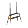 67f4e5338d2f90d4d4ef1a76 Brateck Danish Style Studio TV Floor Stand with Storage Shelf for 49 to 75 Inch TVs Walnut and Black - Brateck-FS36-46F-02