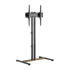 677ccb7a224488a58b4e1879 Brateck Compact Stylish TV Floor Stand for 34 to 55 Inch Flat and Curved TVs with Tilt and Wood Accents - Brateck-FS47-44T-01