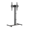 6371f38a327ffa0002f4406f Brateck Compact Stylish TV Floor Stand for 34 to 55 Inch Flat and Curved TVs with Tilt and Wood Accents - Brateck-FS47-44T-01